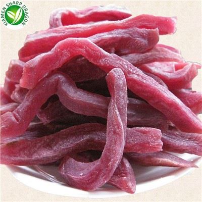 Patatas fritas moradas congeladas